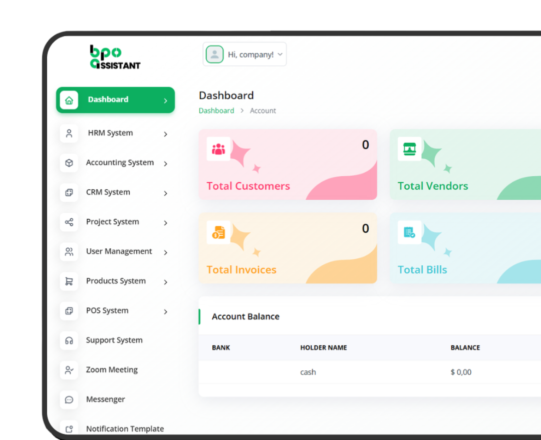 CRM Dashboard